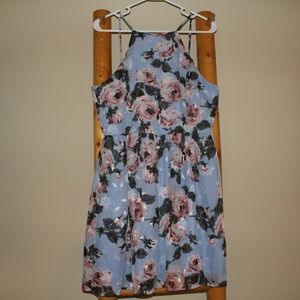 Blue Floral Sundress